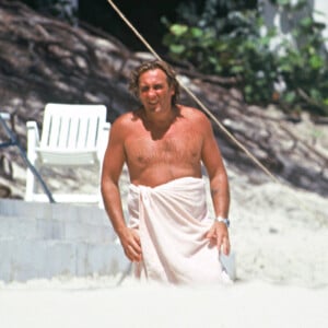 Gérard Depardieu aux Bahamas en 1993