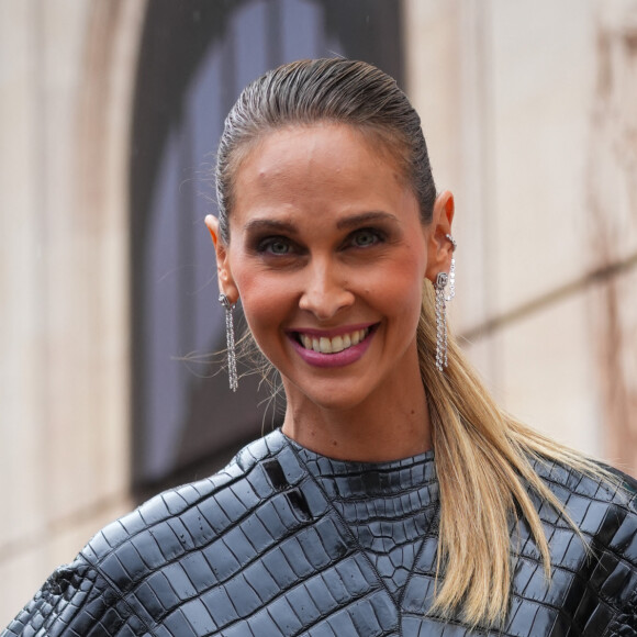 Ophelie Meunier - Sorties du défilé Stéphane Rolland à l'Opéra Garnier lors de la Fashion Week haute couture automne-hiver 2023-2024 à Paris le 4 juillet 2023.