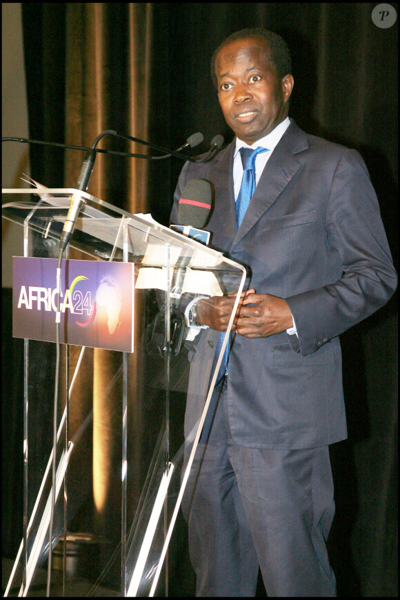 Diagna Ndiaye, président d'A24 - Soirée pour la présentation officielle de la chaine "Africa 24", première chaine mondiale d'information pour l'afrique. Hotel George V à Paris.