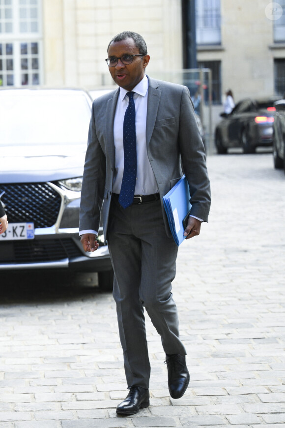 Pap Ndiaye - Ministre de l'Education nationale et de la Jeunesse - Arrivées des ministres au comité interministériel des Outre-mer à l'hôtel de Matignon à Paris le 18 juillet 2023.