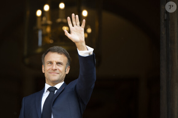 Emmanuel Macron le 14 juillet 2023. Photo by Eliot Blondet/ABACAPRESS.COM