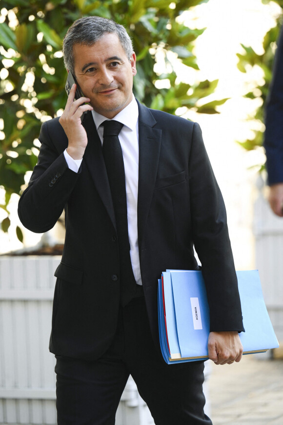 Gerald Darmanin - Ministre de l'Interieur - Arrivées des ministres au comité interministériel des Outre-mer à l'hôtel de Matignon à Paris le 18 juillet 2023.