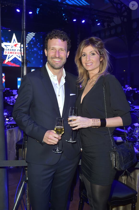 Caroline Ithurbide et son compagnon Boris Ehrgott - Dîner de gala du 97ème Grand Prix d'Amérique à l'Elysée Montmartre à Paris. Le 27 janvier 2018 © Giancarlo Gorassini / Bestimage 