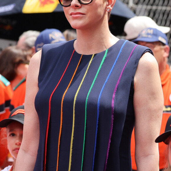 La princesse Charlène de Monaco - Remise de prix du 80ème Grand Prix de Monaco de Formule 1 à Monaco. Le 28 Mai 2023. © Claudia Albuquerque / Bestimage 