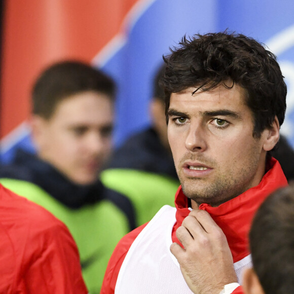 Ils sont en Bretagne
Yoann Gourcuff - Karine Ferri encourage son compagnon Yoann Gourcuff lors du match Psg-Rennes au Parc des Princes à Paris le 6 novembre 2016. (victoire 4-0 du Psg) © Pierre Perusseau/Bestimage