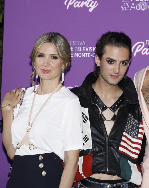 Nicolas Anselmo, Zoi Severin, Mickael MittelStadt lors de la soirée ' Series' au Fairmont Hotel lors du 61Eme Festival de Televison de Monte-Carlo le 18 juin 2022. © Denis Guignebourg / Bestimage 