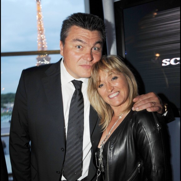 David et Valérie Douillet au Palais de Chaillot à Paris, le 16 juin 2008