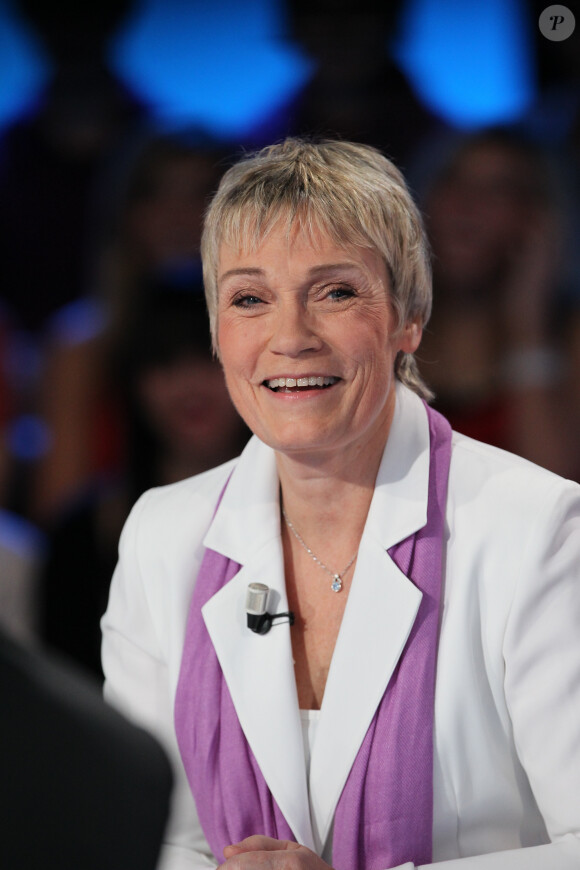 Simone Hérault (voix de la SNCF) - Exclusif - Enregistrement de l'émission "Vendredi sur un plateau".