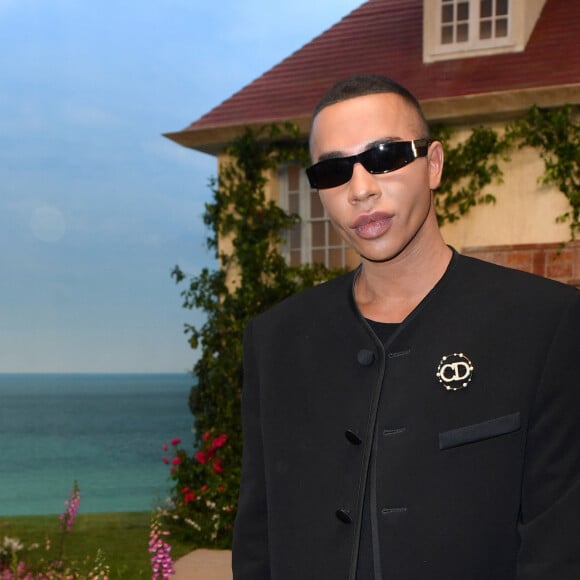 Olivier Rousteing au front row du défilé de mode Homme printemps-été 2023 Dior à l'école du Val de Grâce à Paris, France, le 24 juin 2022. © Veeren-Clovis/Bestimage 