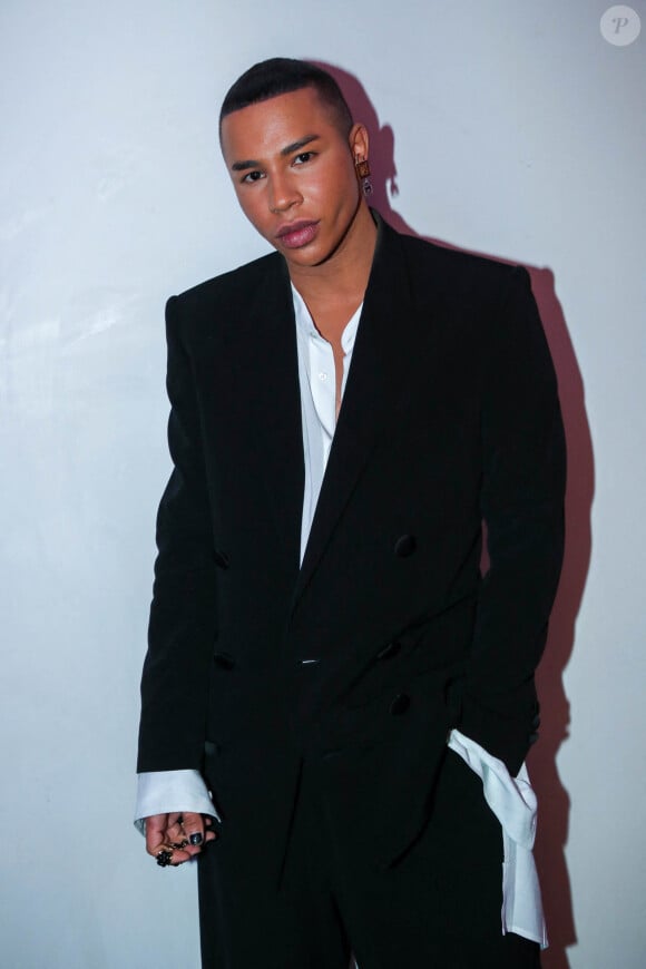 Olivier Rousteing - People au dîner de l'association AEM (Un Avenir pour les Enfants du Monde), au profit des enfants du Rwanda, au Pavillon Ledoyen à Paris. Le 24 mars 2022 © Borde-Rindoff / Bestimage 