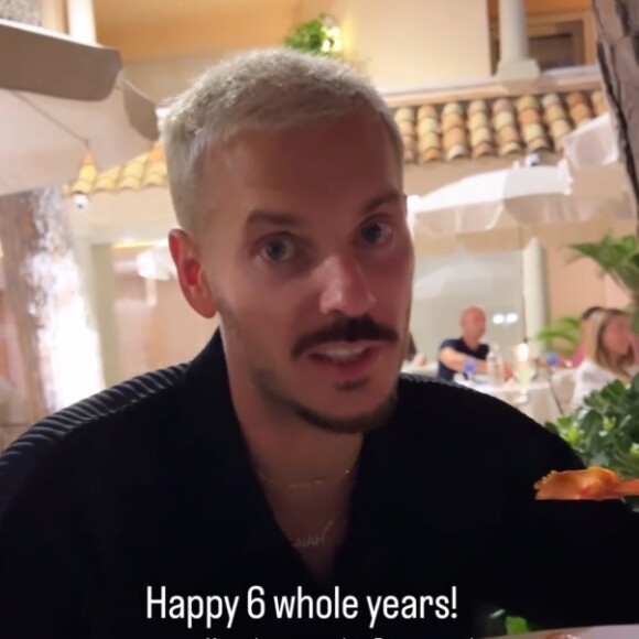 M. Pokora et Christina Milian célèbrent les sept ans de leur rencontre à Saint Tropez. 
M. Pokora dans une story Instagram de sa femme Christina Milian