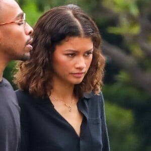 Zendaya a réagi à la mort d'Angus Cloud, son partenaire de jeu dans la série "Euphoria"
Exclusif - Zendaya va déjeuner avec son assistant Darnell Appling à Los Angeles.