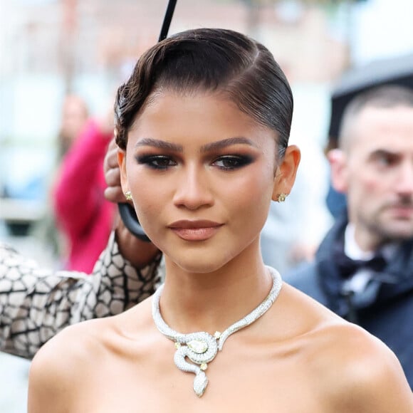 La compagne de Tom Holland a publié un hommage posthume sur son compte Instagram le mardi 1er août 2023
Zendaya - Soirée "Bulgari Mediterranea High Jewelry" au Palais des Doges à Venise en Italie le 16 mai 2023. 