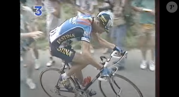 Luc Leblanc sur le Tour de France en 1991.