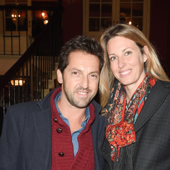Frédéric Diefenthal et sa compagne Stéphanie - People à la générale du woman show "Vive Demain !" de Michèle Bernier au théâtre des Variétés à Paris le 28 janvier 2019. © Coadic Guirec/Bestimage