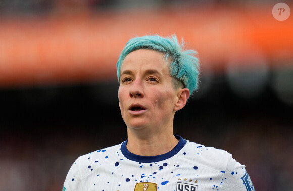 "Rapinoe rigole au moment où elle ruine les chances des USA de battre la Suède. La classe", lance un autre
 
Megan Rapinoe pendant la Coupe du monde féminine 2023.