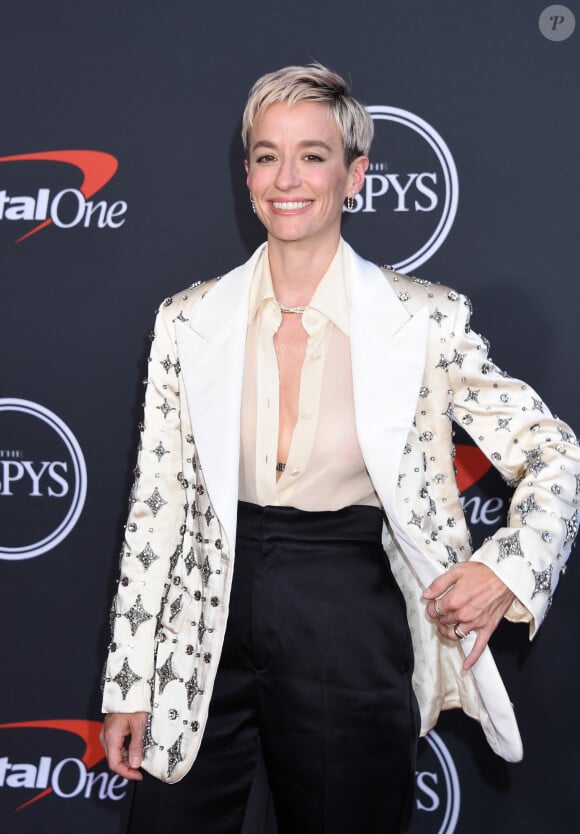 Megan Rapinoe au photocall de la soirée des "2022 ESPYS Awards" à Los Angeles, le 20 juillet 2022.