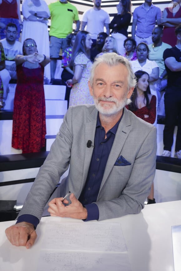 Exclusif - Gilles Verdez - Plateau de l'émission TPMP (Touche Pas à Mon Poste) présentée en direct par C.Hanouna et diffusée sur C8 à Paris le 13 juin 2023 © Jack Tribeca / Bestimage