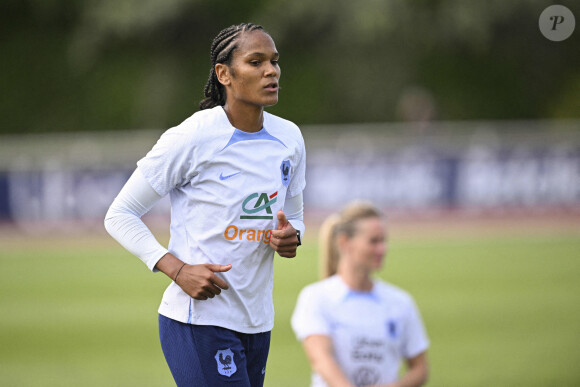 Wendie Renard - Entrainement de l'équipe de France Feminine à Clairefontaine, le 4 juillet 2023.