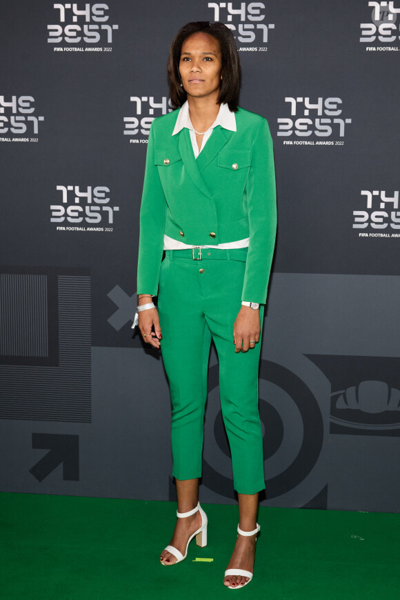 "Mais là, je suis dans ma carrière", a conclu Wendie Renard
Wendie Renard - Photocall de la cérémonie des Best FIFA Football Awards à la salle Pleyel à Paris le 27 février 2023. © Cyril Moreau / Bestimage