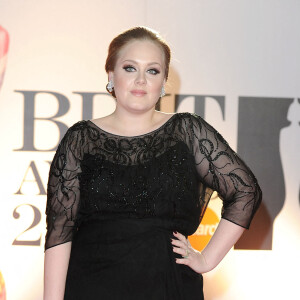 Adele aux Brit Awards à Londres
