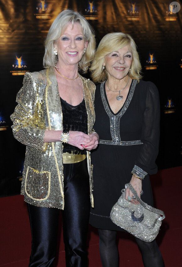 Nicoletta, Evelyne Leclercq - Trophee Paris Awards 2013 a l'Espace Pierre Cardin a Paris, le 14 fevrier 2013. 