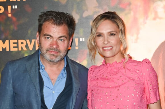 Clovis Cornillac (acteur et réalisateur) et sa femme Lilou Fogli au photocall de l'avant-première du film "C'est Magnifique !" au cinéma UGC Ciné Cité Les Halles à Paris le 31 mai 2022. © Coadic Guirec / Bestimage 