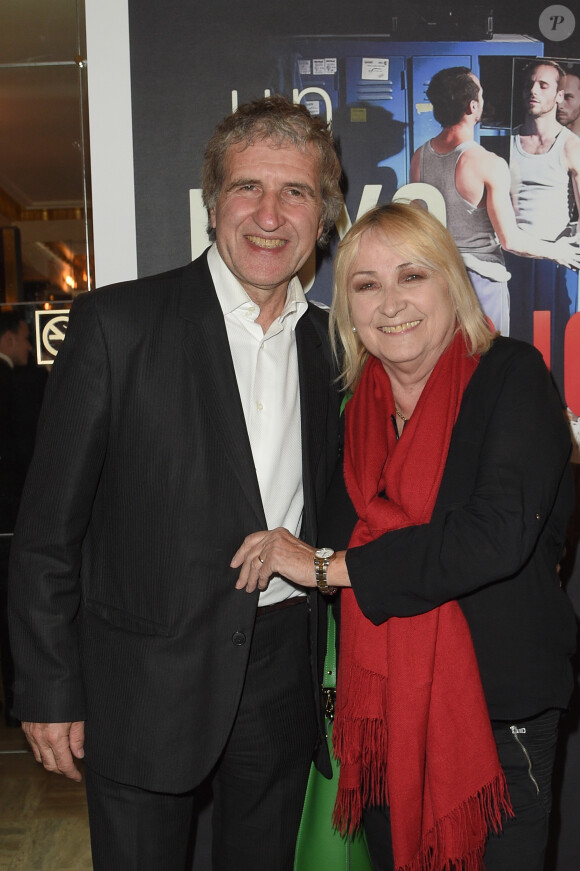 Gérard Leclerc et sa femme Julie - Générale des 10 ans du spectacle "Un Poyo Rojo" au théatre Antoine à Paris le 17 mai 2018. © Coadic Guirec/Bestimage