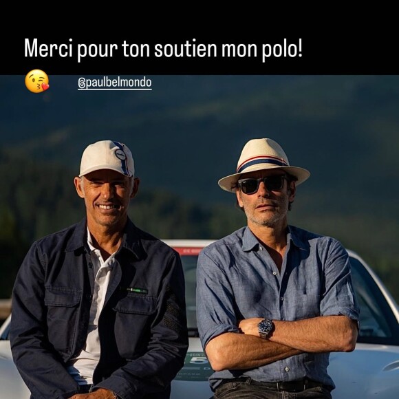 Les mots du fils de Jean-Paul Belmondo ont touché en plein coeur celui d'Alain Delon qui le surnomme "mon polo"
Anthony Delon a publié une photo de lui avec son ami Paul Belmondo, à qui il a adressé un message de remerciements pour son soutien face à l'affaire "Hiromi Rollin"