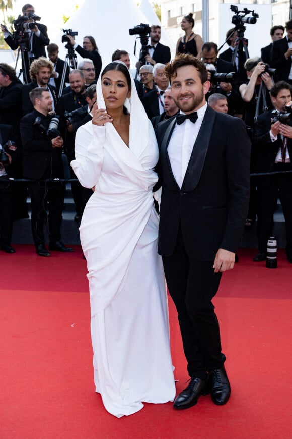 Ayem Nour, Quentin Delcourt - Montée des marches du film " Club Zéro " lors du 76ème Festival International du Film de Cannes, au Palais des Festivals à Cannes. Le 22 mai 2023 © Jacovides-Moreau / Bestimage