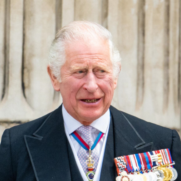 Mais elle est plus modérée chez leur père Charles III !
Le prince Charles, prince de Galles - Les membres de la famille royale et les invités lors de la messe célébrée à la cathédrale Saint-Paul de Londres, dans le cadre du jubilé de platine (70 ans de règne) de la reine Elisabeth II d'Angleterre. Londres, le 3 juin 2022. 