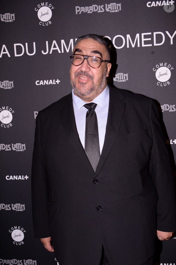 Wahid Bouzidi est un humoriste passé par le Jamel Comedy Club
Wahid Bouzidi - Soirée de gala du Jamel Comedie Club au Paradis Latin avec Canal+ à Paris. © RACHID BELLAK / BESTIMAGE 