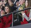 Et toutes les deux étaient très élégantes dans leurs tenues aux couleurs de l'Espagne.
La reine Letizia d'Espagne et sa fille la princesse Sofia assistent à la finale de la Coupe du monde féminine de la FIFA au Stadium Australia à Sydney, Australie, le 20 août 2023. 