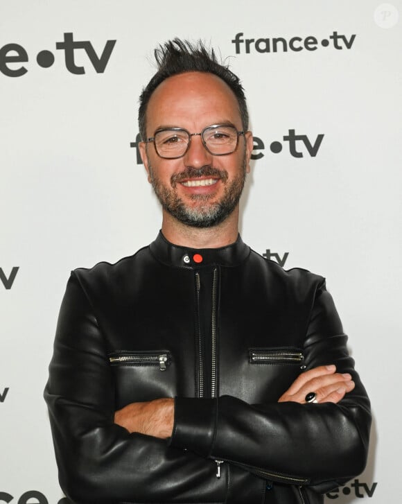 Jarry au photocall pour la conférence de presse de rentrée de France TV à la Grande Halle de la Villette à Paris, France, le 6 juillet 2022. © Coadic Guirec/Bestimage 