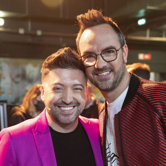 Exclusif - Chris Marques, Jarry - Backstage - Enregistrement des 10 ans de l'émission "Vendredi tout est permis (VTEP)", présentée par Arthur Essebag et diffusée le 29 janvier sur TF1 © Jacovides-Moreau / Bestimage 