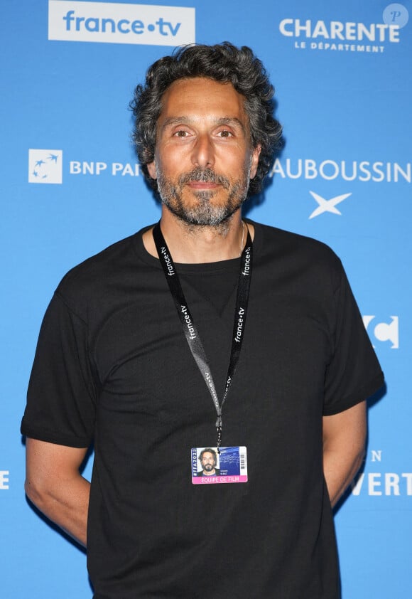 Vincent Elbaz - Photocall de la cérémonie d'ouverture du 16ème festival du film francophone (FFA) de Angoulême le 22 août 2023.