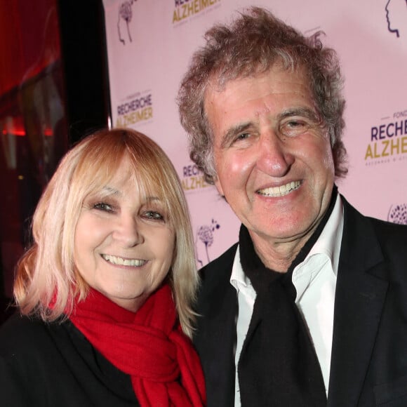 Julie Leclerc et son mari Gérard Leclerc - Photocall du XVème gala pour la Fondation Recherche Alzheimer à l'Olympia à Paris le 14 mars 2022.© Bertrand Rindoff/Bestimage