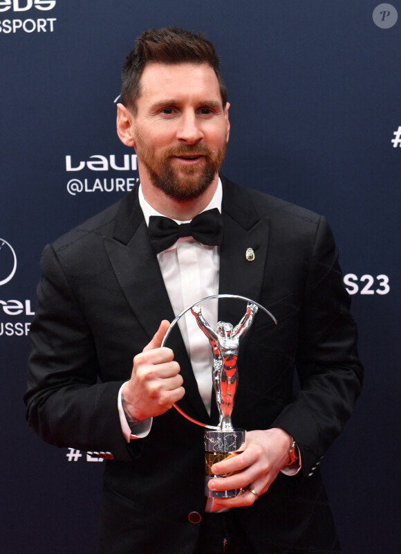 Lionel Messi - Les Lauréats des " 2023 Laureus World Sports Awards" à Paris le 8 mai 2023. © Veeren/Bestimage