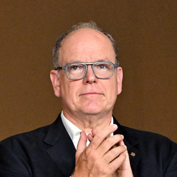 Les exs ont gardé des liens très forts
Le prince Albert II de Monaco durant la rencontre de fooball de Ligue 1 Ubert Eats entre Monaco et Strasbourg au Stade Louis II à Monaco, le 20 août 2023.