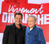 Elle est née pendant la pandémie de covid-19
Exclusif - Laurent Gerra et Michel Drucker - Enregistrement de l'émission Vivement Dimanche au Studio Gabriel à Paris ; diffusée le 27 août 2023. © Guillaume Gaffiot / Bestimage 