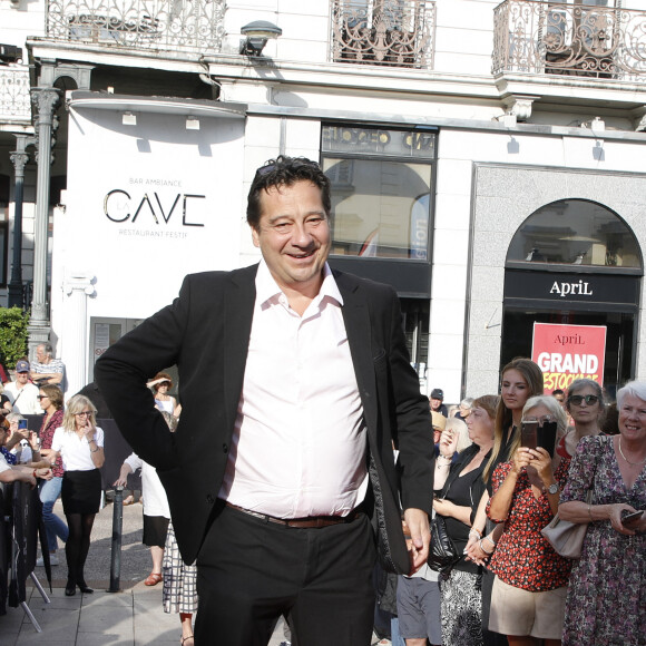 Exclusif - Laurent Gerra, parrain du festival lors de la 2ème édition du Festival du Cinéma Français et Gastronomie d'Aix-les-Bains le 8 juin 2023. © Denis Guignebourg / Bestimage 