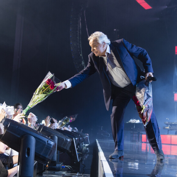 Exclusif -  Michel Sardou - Ultime concert de Michel Sardou pour la dernière date de son spectacle "La dernière danse" à la Seine Musicale à Boulogne-Billancourt le 12 avril 2018.  © Pierre Perusseau/Bestimage 