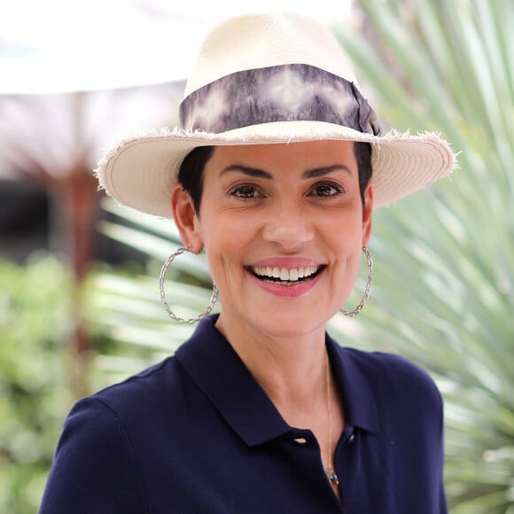 Cristina Cordula au village lors des internationaux de tennis de Roland Garros à Paris, France, le 2 juin 2019. © Jacovides-Moreau/Bestimage 