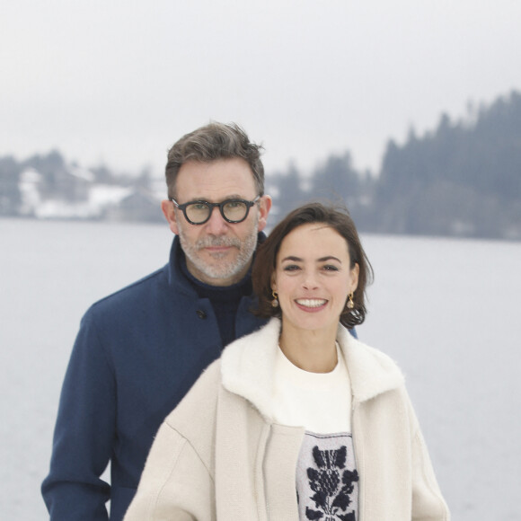 Michel Hazanavicius et Bérénice Bejo, présidents du jury au photocall du jury du 30ème festival international du film fantastique de Gérardmer le 26 janvier 2023. © Denis Guignebourg / Bestimage 