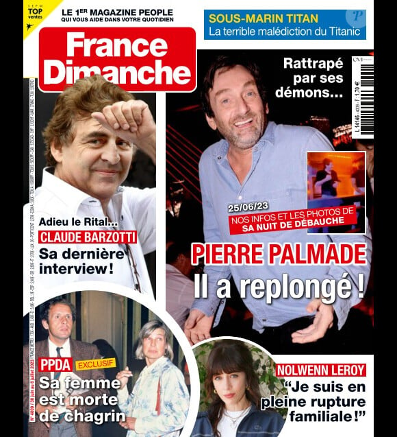 Couverture "France Dimanche", 30 juin 2023.