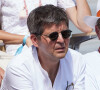 Thomas Sotto dans les tribunes lors des Internationaux de France de Tennis de Roland Garros 2023. Paris, le 10 juin 2023. © Jacovides-Moreau / Bestimage