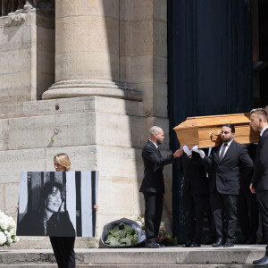 Sorties des célébrités aux obsèques de Jane Birkin en l'église Saint-Roch à Paris. Le 24 juillet 2023 © Jacovides-KD Niko / Bestimage