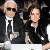 Lindsay Lohan et Karl Lagerfeld au VIP Room Theater le 5 mars 2010