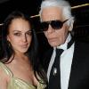 Lindsay Lohan et Karl Lagerfeld au VIP Room Theater le 5 mars 2010
