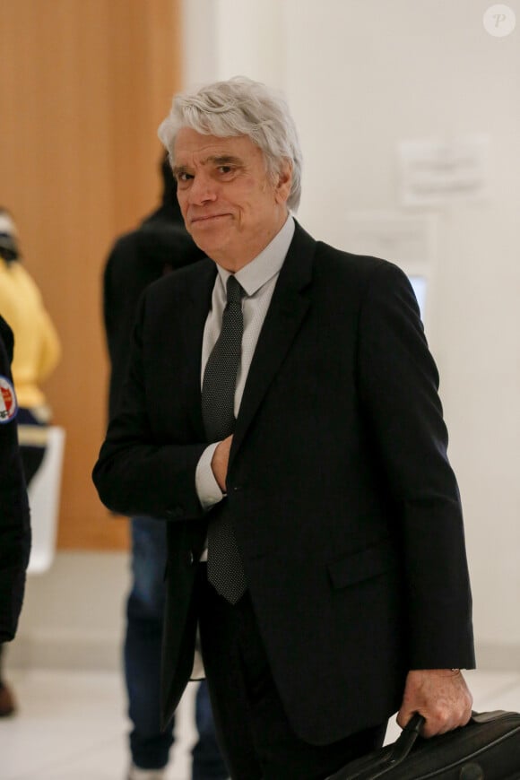 Exclusif - Bernard Tapie - Arrivées au Tribunal de Paris, Batignolles - 11e chambre correctionnelle, 2e section pour le procès de Bernard Tapie, le 18 mars 2019.